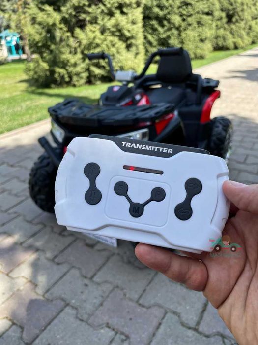 Детский квадроцикл SharX 12V, 4WD, пульт, Bluetooth, музыка
