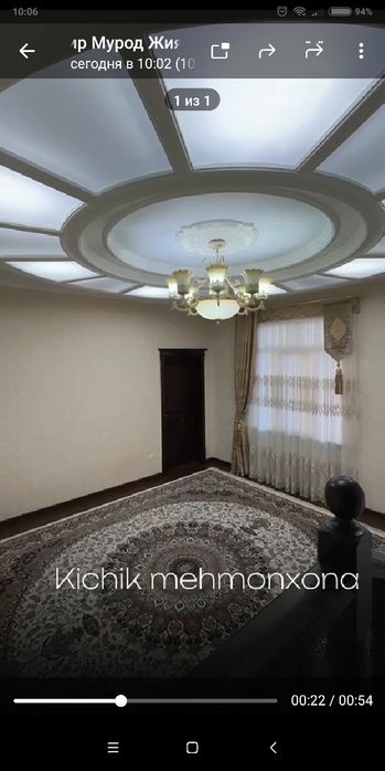 Кибрай тумани марказида 16хона,6сотик хонадон сотилади