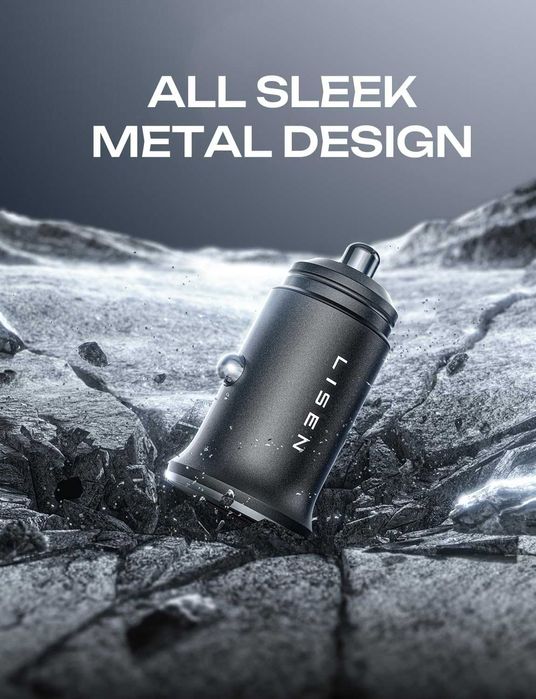 Автомобильное зарядное миниатюрное устройство для телефона LISEN 90W