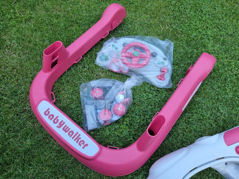 Rotobil, premergator, antemergator BabyWalker nou, roz