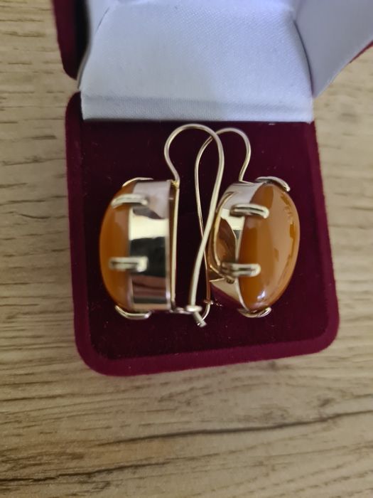 Aur 14k cercei și inel vintage