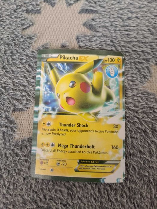 Pikachu EX покемон карта