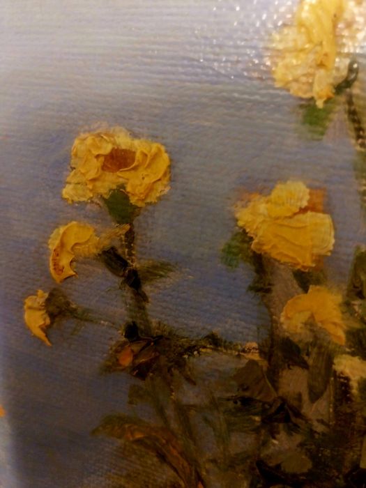 Pictură veche în ulei 80/60 cm