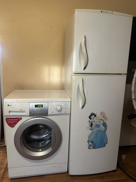 Продам Холодильник м стиралка LG