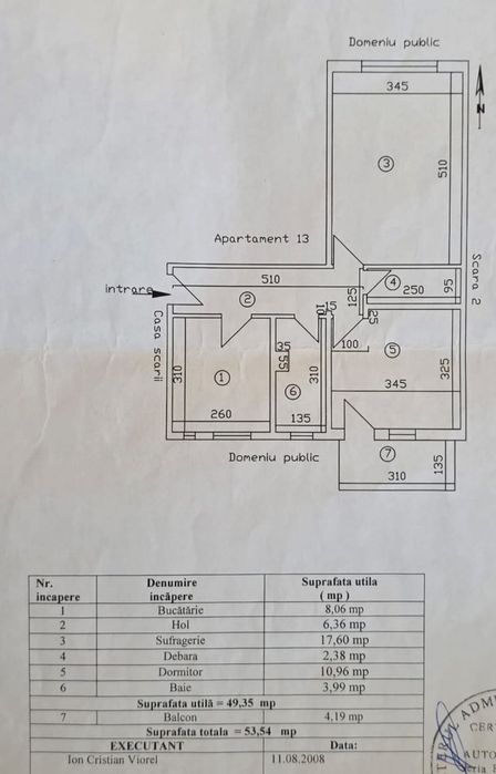 Vând apartament 2 camere confort.1 decomandat etaj 4  ,apartamentul are deja gaz în apartament.