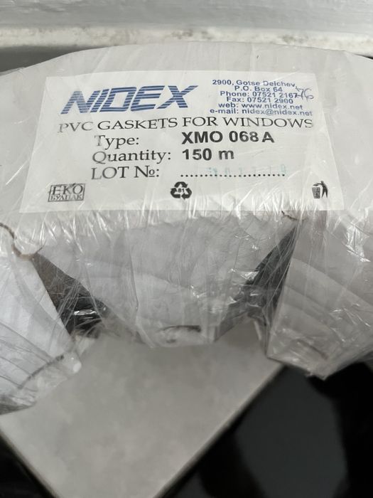 Уплътнение за дограма NIDEX XMO 68A алуминиева дограма pvc дограма
