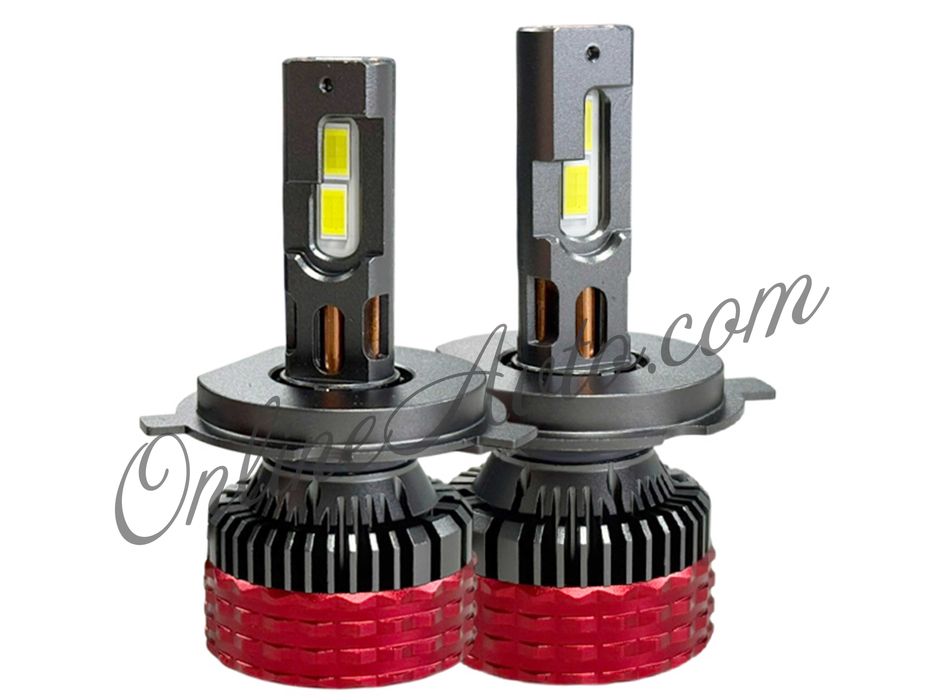 LED Диодни крушки за фар с вградена охлаждаща система R25 H4 65W