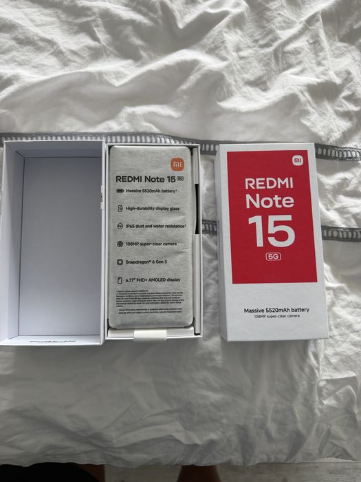 Xoaomi redmi note 15 G5