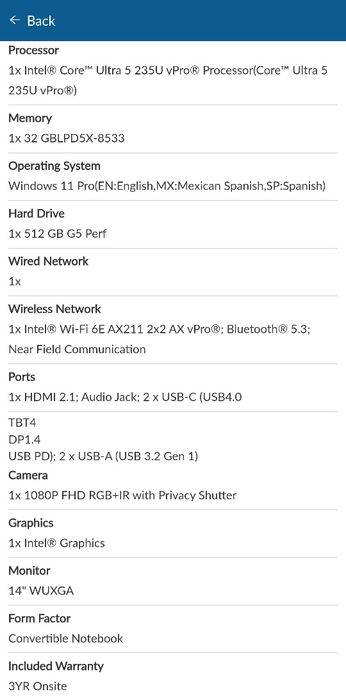 SIGILAT - Laptop Lenovo Thinkpad X1 2in1 Gen 10 - Intel Core Ultra 5 235U - 32GB Ram - 512GB SSD - NFC - Aura Edition
