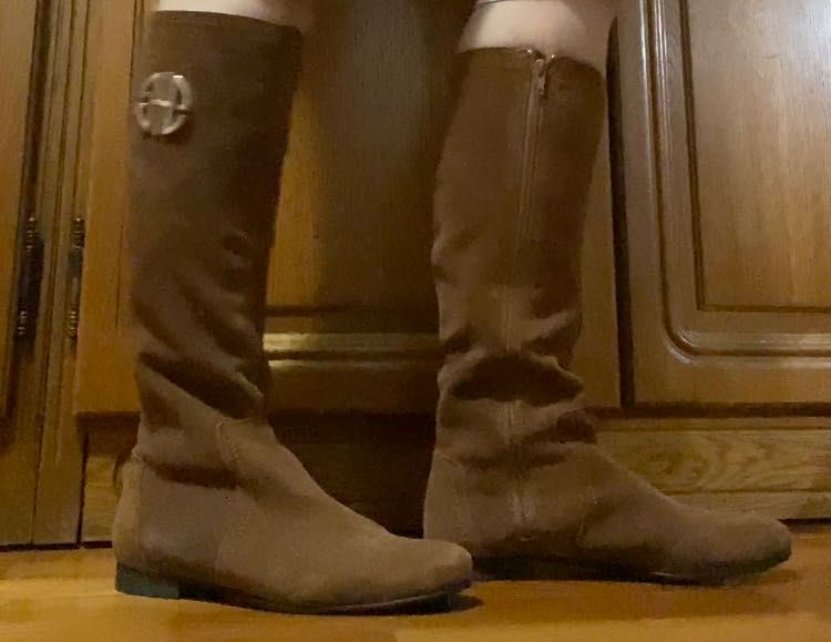 Cizme piele întoarsă Tommy Hilfiger