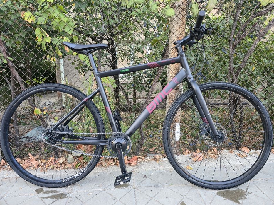 BMC Alpenchalenge 02 Хибрид велосипед 8 скорости вътрешни Shimano L размер Хидравлични дискови Швейцарски велосипед Алуминиев