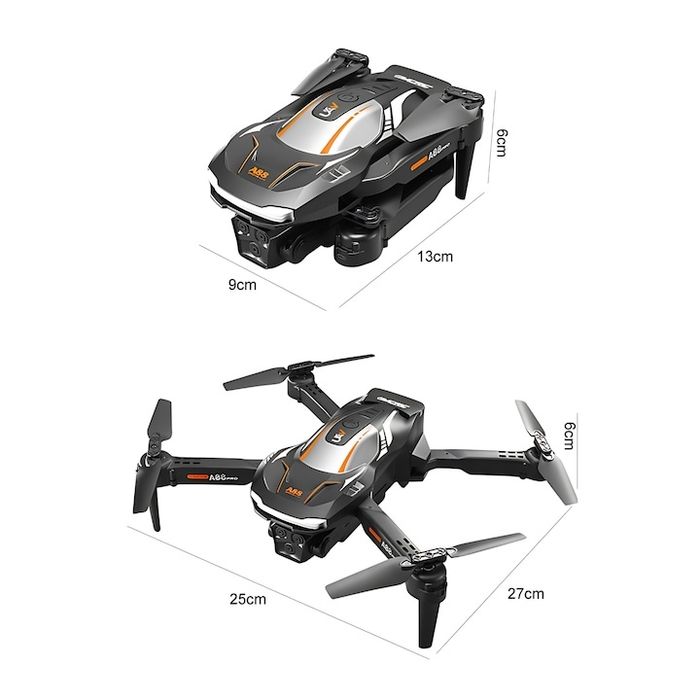 Дрон A88 PRO, модел Състезателен , сгъваем с двойна 1080P камера