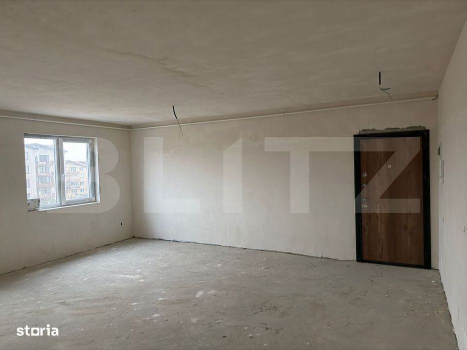 Apartament semidecomandat, 58.5 mp, incalzire in pardoseala, lift, par