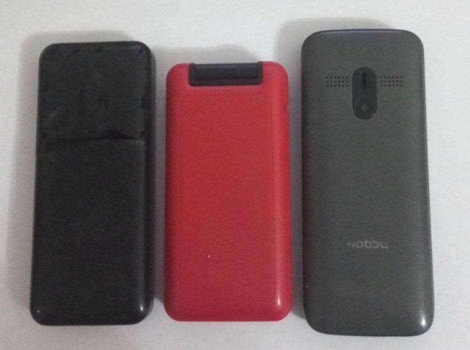 3 ta telefon. Nobby 230, Nokia 2720, Novey 105C