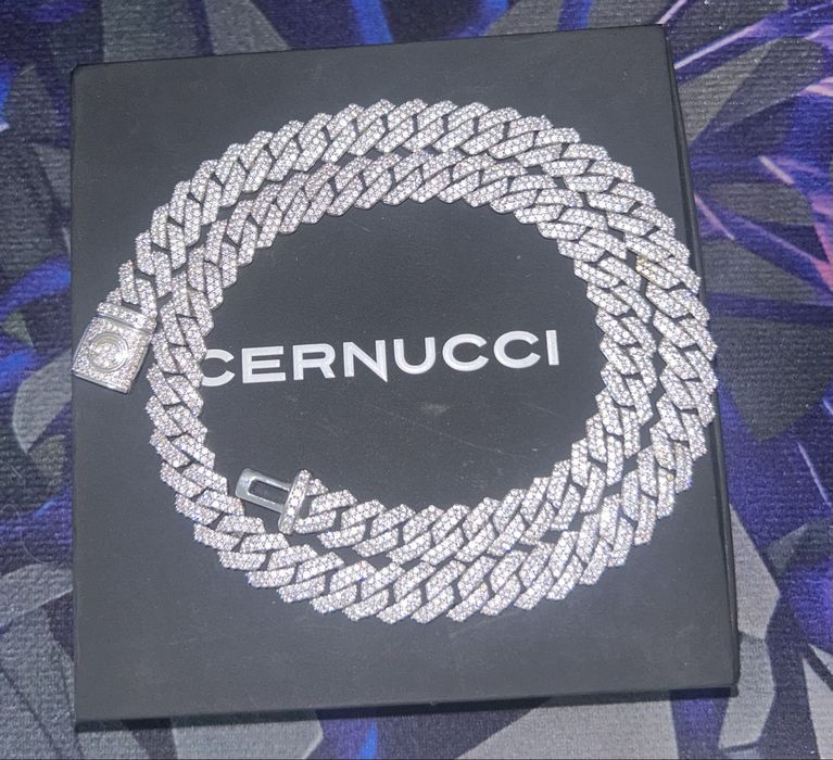 Prong Cuban Chain - 10MM - White