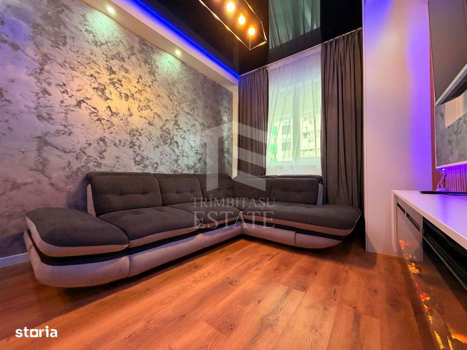 Studio | De Inchiriat | Parcare | Centrala | Bloc 2021 | Demisol Înalt