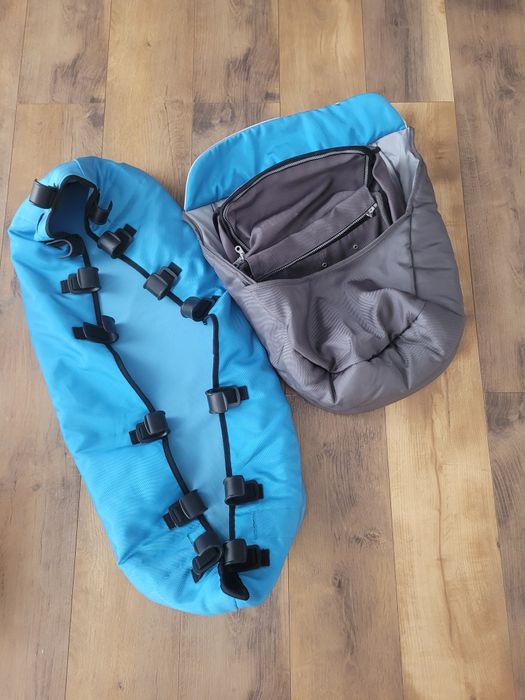 Cărucior 2 în 1 GbX Travel System – Albastru/Gri – Stare Bună