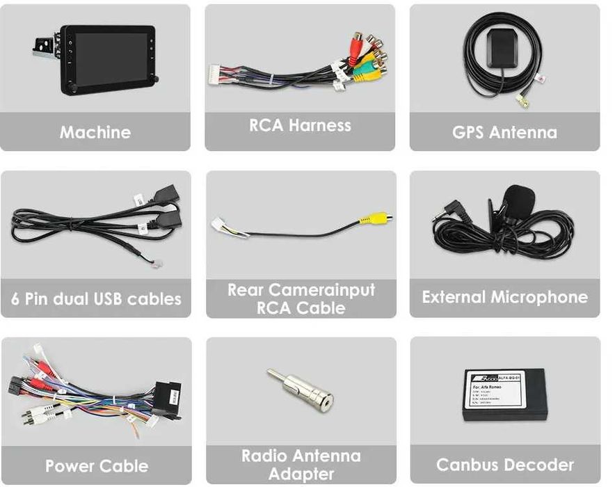 Мултимедия 7" Android 13 за Аlfa Romeo 159 навигация GPS DSP Carplay