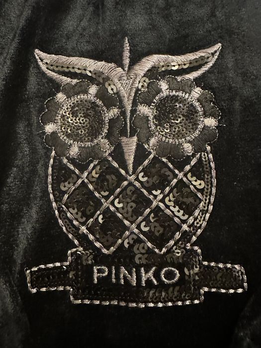 Оригинална тлюшена рокля Pinko Skin, S