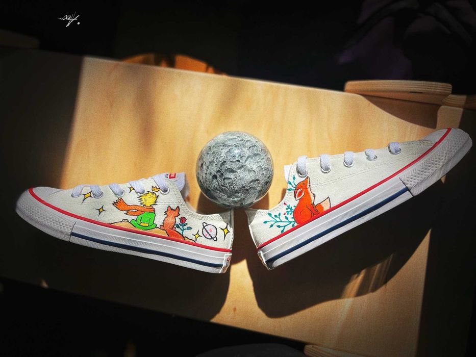 Ръчно рисувани кецове Converse