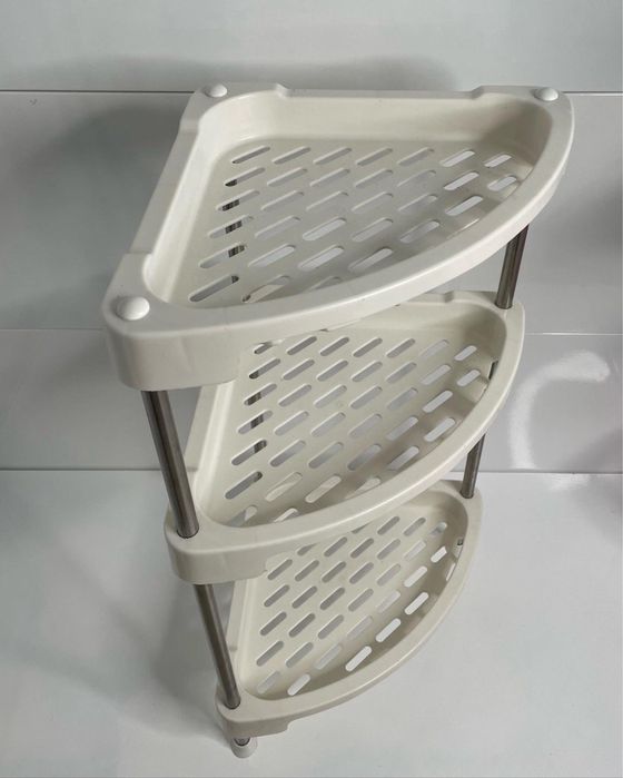 Угловая полка для ванной