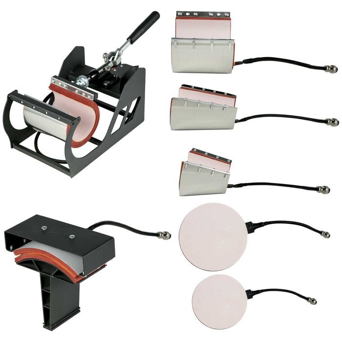 Presa termica 8in1, tricouri, cani, magneti, platan 38x38cm