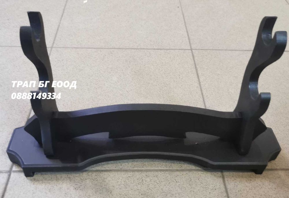 Масивна поставка за Катана или Меч с два реда и основа !