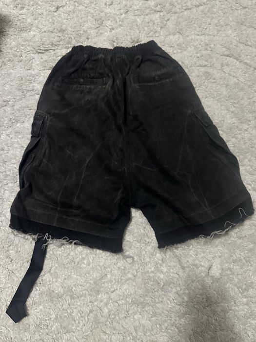 rick owens bela cargo shorts