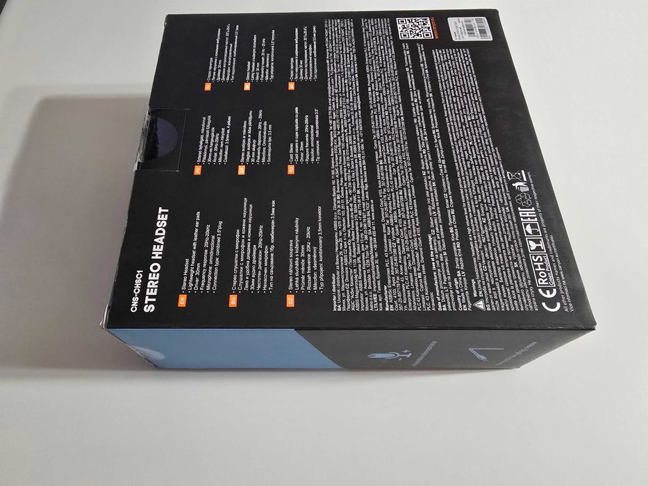 Casti audio On-Ear cu microfon Canyon CNS-CHSC1BR, Negru/Rosu, sigilat