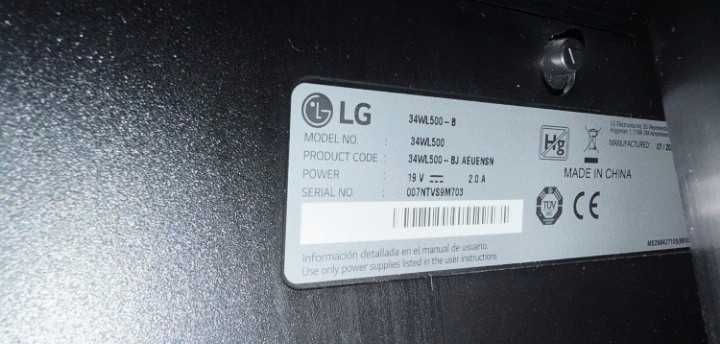 Монитор LG 34WL500-B 34"