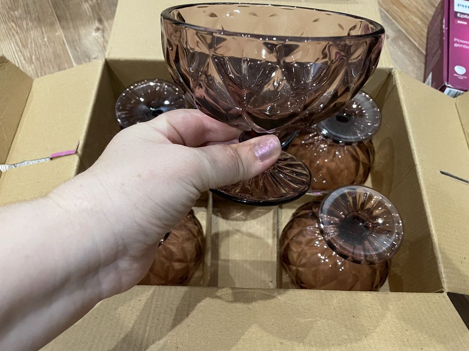 Продам синие креманки!!! 2 тыс тг