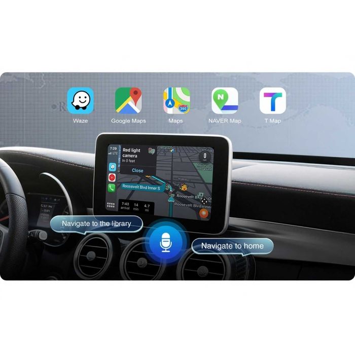 Mercedes Benz NTG 5.0 – Безжичен Apple CarPlay / Android Auto MMI BOX