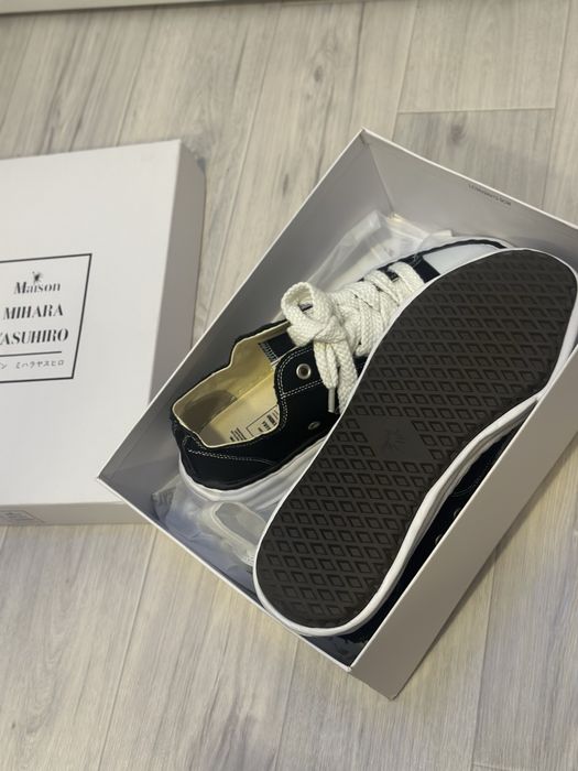 Maison Mihara Yasuhiro Peterson OG Sole Canvas Low Black