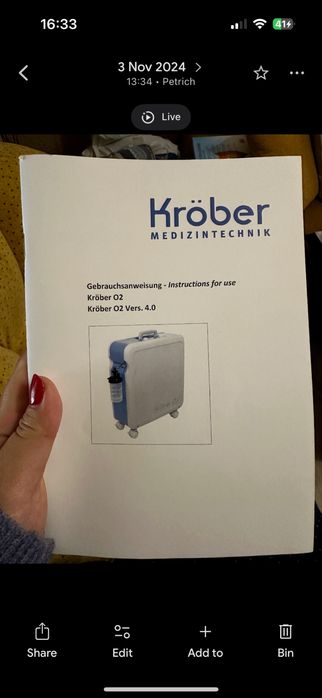 Машина за кислород | Кислороден аспиратор Krober