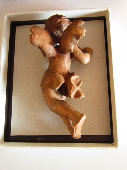 cadou rar Craciun Ingeras pazitor cu flaut  Germania 1950