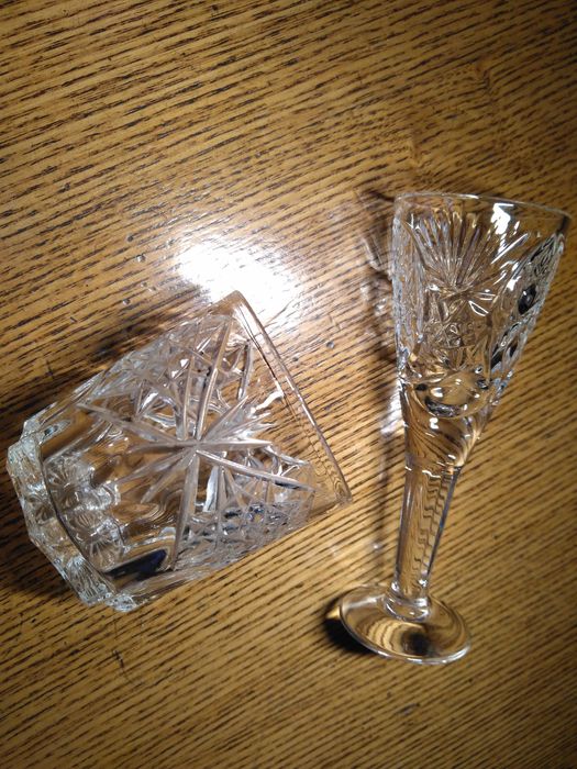 Стаканы Германия. Вазочки, хр рюмки, фужеры и др. посуда СССР