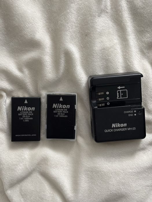 Kit DSLR Nikon D60 + obiectiv Sigma 28–300mm | Zoom puternic + baterii + încărcător + gentuță bonus
