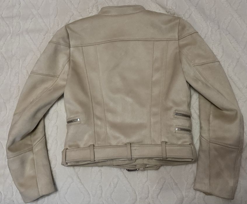 Велурено яке и кожени панталони марка “Zara”,