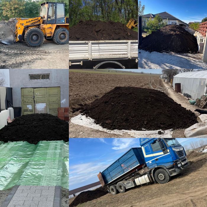 Sort/nisip/pamant negru/spatii verzi/padure/compost/mranita 6/40 tone