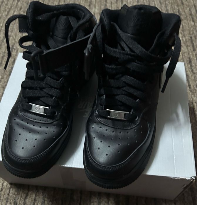 Air force 1 mid negru