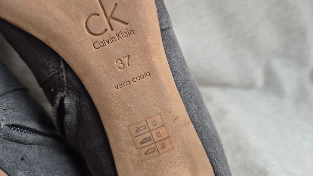 Ghete dama piele naturala Calvin Klein nr.37 stare de nou