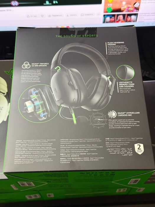 Razer Blackshark v2 X янги