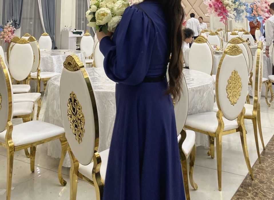 Платья темно-синий за 8000 тг