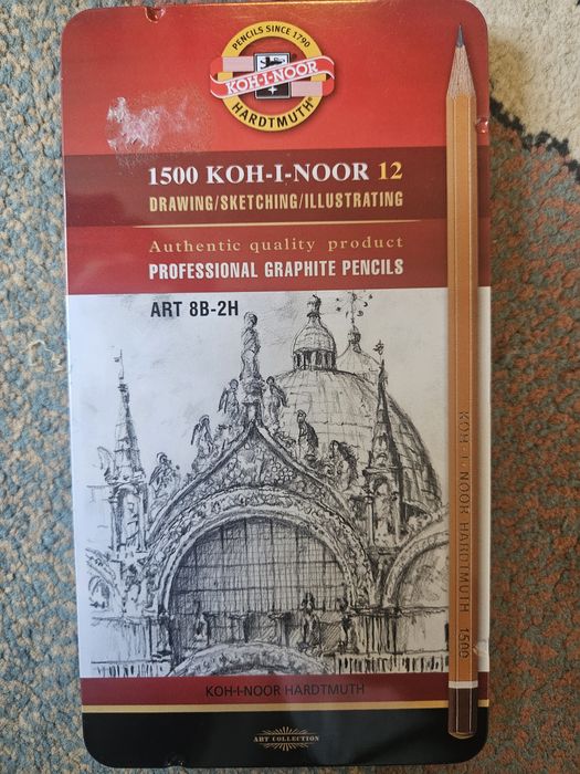 Set creioane grafit Graphic 8B - 2H