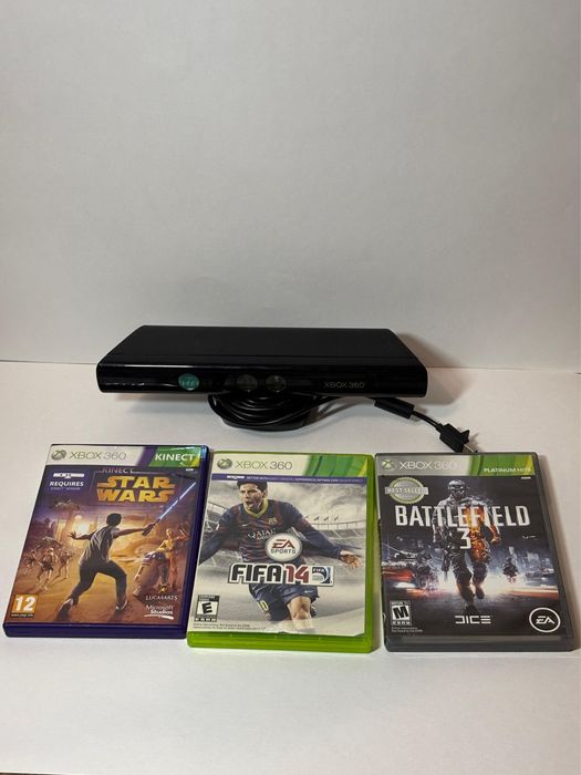 Xbox 360 c kinect и играми