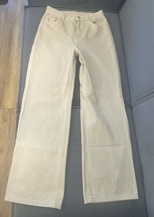 джинсы pull&bear женские штаны бежевые