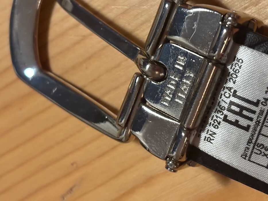 Curea GUESS originală din piele maro Made in Italy mărime S 85 cm nouă