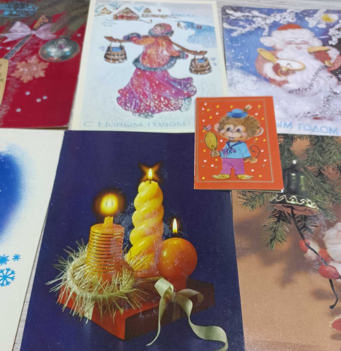 Открытки СССР разные много