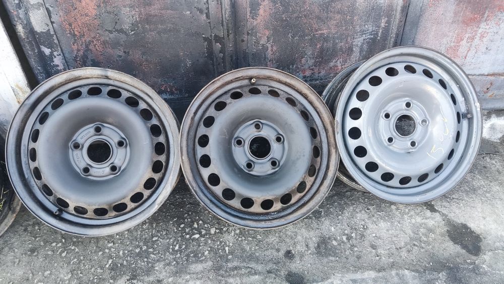 железни джанти 15 цола, 5х112 6J,  ЕТ45-47,центр.отвор 57,1, WV, Skoda