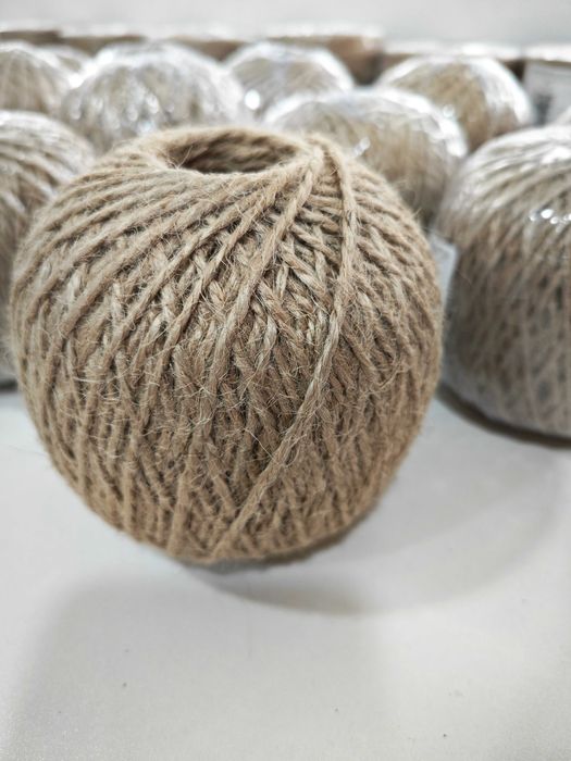 Джут для рукоделия 200м ,джутовый шпагат,Бечевка,джут двойной крутки